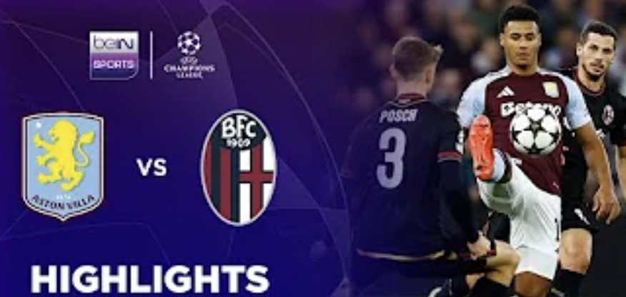 Aston Villa 2-0 Bologna | Champions League 24/25 Match Highlights